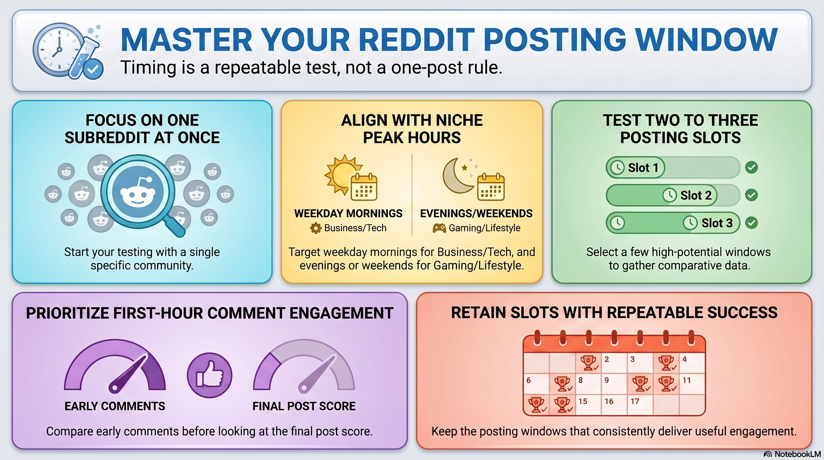 Decision tree for choosing a Reddit posting window